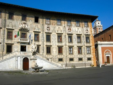 Pisa - Piazza dei Cavalieri e Scuola Normale Superiore