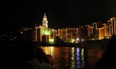 Camogli - Il campanile si illumina