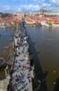 Praga - Ponte Carlo visto dalla Torre del Ponte